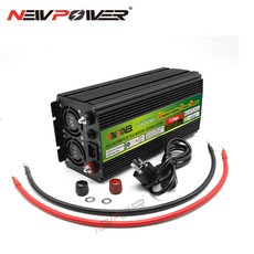 가정용 UPS 사인파 충전 인버터 전원 인버터 충전기 전압 변압기 USB 1500W 컨버터 어댑터 12V 24V 220V 110V, 24VDC, 220VAC, 1개