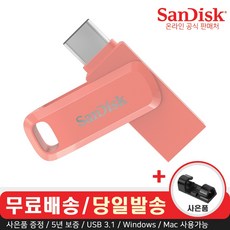 샌디스크 울트라 듀얼 고 C타입 USB 3.1 SDDDC3 피치 (사은품), 64GB