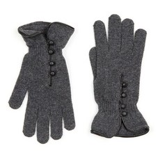 남녀공용 단추 포인트 털 장갑 겨울 방한 패션 장갑W