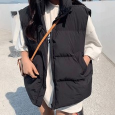 스타일 다목적 다운 코튼 조끼 자켓 여성의 맞는 슬리밍 두꺼운 따뜻한 퍼퍼 새로운 가을/겨울