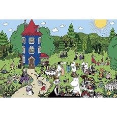 Yanoman 1000 피스 직소 퍼즐 Moomin House (50x75cm)에 오신 것을 환영합니다., 1개