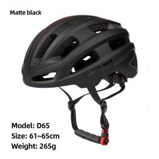GUB XXL 60-63cm 여성용 사이클링 헬멧 250g 남성용 초경량 자전거 헬멧 21 통풍구 통기성 GB 안전 PC + EPS 사이클링 장비, D65 매트 블랙
