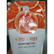 순샘 구연산 자몽 주방세제 리필, 1.6L, 3개