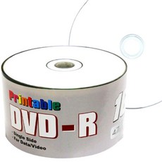 업소용 dvd 멜로디 공시디 블루레이 r 16배속 50p 프린터블 cd, 1개