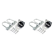 UHF VHF CB 셀룰러 트럭커 안테나용 안테나 마스트 클램프 N 암 타입용 안테나 마운트 브래킷 2X U 볼트, 01 As Shown