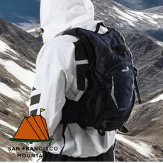  SAN FRANCISCO MOUNTAIN 등산 자전거 라이딩 마라톤 배낭 백팩 가방, 네이비 