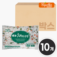 한우물 야채 볶음밥 300g x10개 1인분 밀키트 냉동 즉석밥 자취 혼밥 요리 코스트코, 10개