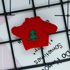 ob11 오비츠11 Molly body9 GSC 스웨터 스카프 크리스마스 스카프 겨울비니 겨울옷, D타입 스웨터(크리스마스)