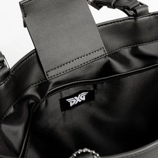 PXG 골프 토트백 ABY4 CACTUS LEATHER SIGNATURE TOTE 블랙