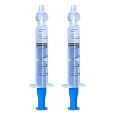 비강 콧물 흡입기 10ml 흡인기 전문 주사기 irrigator 베이비 케어 청소 용품 위한 휴대용 코 클리너, 푸른, 1개
