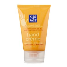 Kiss My Face 핸드 크림 그레이프프룻 & 베르가못, 118ml, 1개