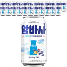 미나리(가치있는 가성비)_ 밀크소다 암바사 345ml x 24캔, 24개