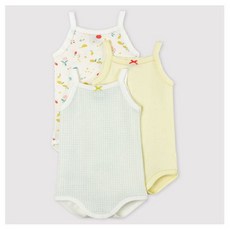 [갤러리아] 쁘띠바또PETIT BATEAU /[베이비 여아] 후루츠 그래픽 바디수트 3pack [0-36개월] (0511171009)