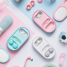 아답션 iClear 자동 초음파 콘택트 렌즈 세척기 2세대, 1개, 블루