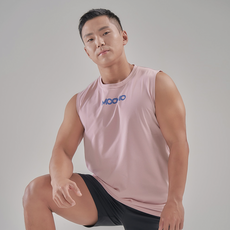 MOCMO 남녀공용 일상복 헬스 운동 러닝 크로스핏 스포츠 스몰로고 나시
