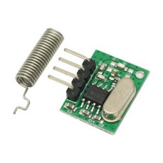 아두이노 코딩 키트 Arduino 모듈 보드용 원격 제어 RF 리시버 및 송신기 433 Mhz 1 개, 1개