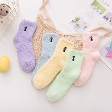 사슴자수수면양말