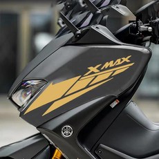 야마하 스티커 오토바이 로고 데칼 Xmax 300 400 2 개, 03 Matte gold, 2개