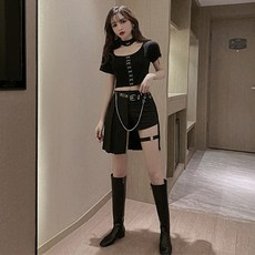 해외직구 2020 재즈 댄스 의상 섹시 리드 댄서 폴 댄스 DS 코스튬 바방송댄스 폴 팬츠 잇지 아이돌 퀸와사비 힙합 쇼미더머니 굿걸-47682