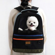 블랙라벨 패리스독 (블랙) 펫백 릴렉시드, 상세페이지 참조, 1개