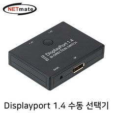 [강원전자] NETmate NM-ADD01[DP 수동선택기 2:1], 1개