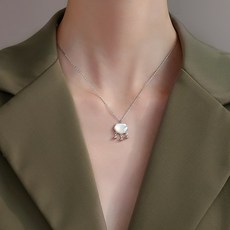 인터유 은오 925 상운 자물쇠 여성 조모조개 펜던트 보이핏 볼륨