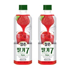 참존식품 딸기7베이스 835ml, 2개