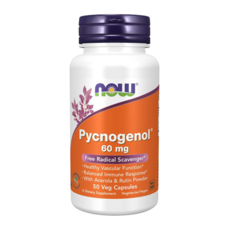 나우푸드 피크노제놀 60mg 50캡슐 ( PYCNOGENOL 60MG 50 CAPS ) 혈행개선 항산화, 1개, 1개, 50개