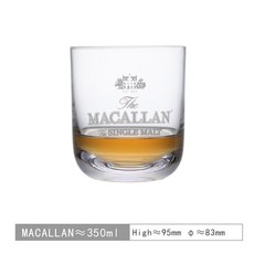 한정판' MACALLAN 맥켈란 핸드메이드 크리스탈 위스키 글라스 350ml, 6개