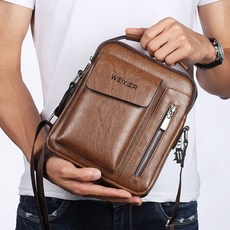 가죽메신저백