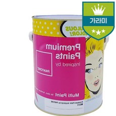 무광 페인트주황171462 멀티용 팬톤 멀티용 무광 수성 4L 주황색 17-1462, 본상품선택, 1개
