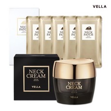 [VELLA] 주름개선 세트 넥크림 얼티메이트 에이지 킬러 1ea + 넥패치 프레스티지 링클 킬러 1set, 상세설명 참조, 선택01. 주름개선 세트
