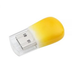 옥수수 곡물 USB 플래시 드라이브 펜 32GB 고속 메모리 스틱 100% 실제 용량 16GB U 디스크 8G 64GB 선물, [02] 8GB, [01] YELLOW, 2)8GB YELLOW