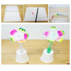 크로마토 종이꽃만들기 10인재료 과학교구 기초과학 학교실험