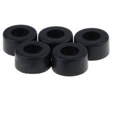 58x19mm 가구 찬장 원형 고무 받침 미끄럼 방지 원형, 블랙