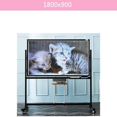 생활잡화 문구사무용품 언더웨어 빔스크린 1800x900 영상빔 투명보드 블랙, S현재옵션선택됨S