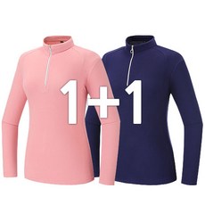 1+1 여자 플리스 등산 티셔츠 Q02 약기모 집업티셔츠 후리스 등산 파크 골프웨어