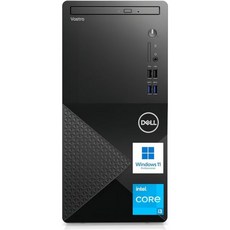 DELL Vostro 3910 타워 비즈니스 데스크톱 컴퓨터 12세대 인텔 코어 i312100 프로세서 64GB RAM 1TB SSD WiFi 6 DVDRW HDMI 디스플레이, 16GB RAM | 1TB SSD - 인텔i312100