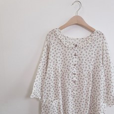 아이보리 퍼플 초롱 7부 원피스 잠옷 55 66 77 임부 수유 추천