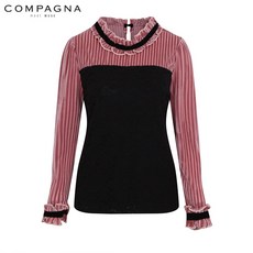 꼼빠니아 [꼼빠니아]프릴포인트 탑-IC7W1WKS120
