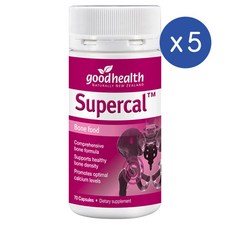 굿헬스 슈퍼칼 칼슘 150정 아연 망간 보론 마그네슘 비타민K1 비타민D3 Good Health Supercal, 5개