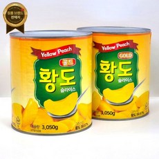 대용량 업소용 황도 슬라이스 과일 통조림캔 그리스산 3kg [원산지:그리스], 1개