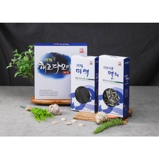 [기장식품] 해조다모아 19호 (기장미역100g + 멸치(중멸)300g), 1세트