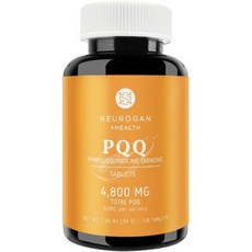 Neurogan Health Pure PQQ 보충제 Pyroloquinoline Quinone 40mg 120정 고강도 미토콘드리아 건강 증진 Made in USA cGMP 인