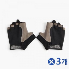 AHQ658698메쉬 논슬립 스포츠 반장갑 등산용품 블랙x3개 손바닥