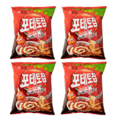 농심 포테토칩 동대문 엽기떡볶이 엽떡 오리지널맛, 8개, 105g