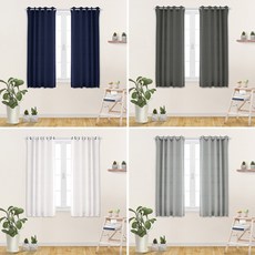 아일렛형작은창암막커튼