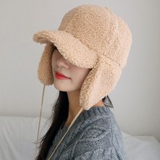 뽀글이자석군밤모자