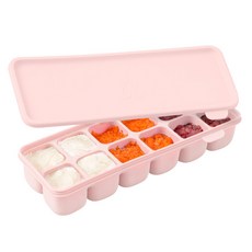 아띠래빗 쏙쏙 실리콘 이중 밀폐 슬림 멀티큐브 12구, 360ml, 0 아띠핑크, 5개
