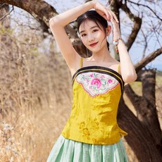 노란색명주실